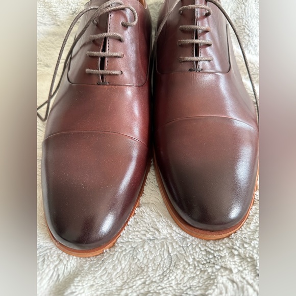 FRASOICUS Mens Dress Shoes Oxford Formal Lace Up Wingtip Leather Shoes size 13 - Picture 2 of 8